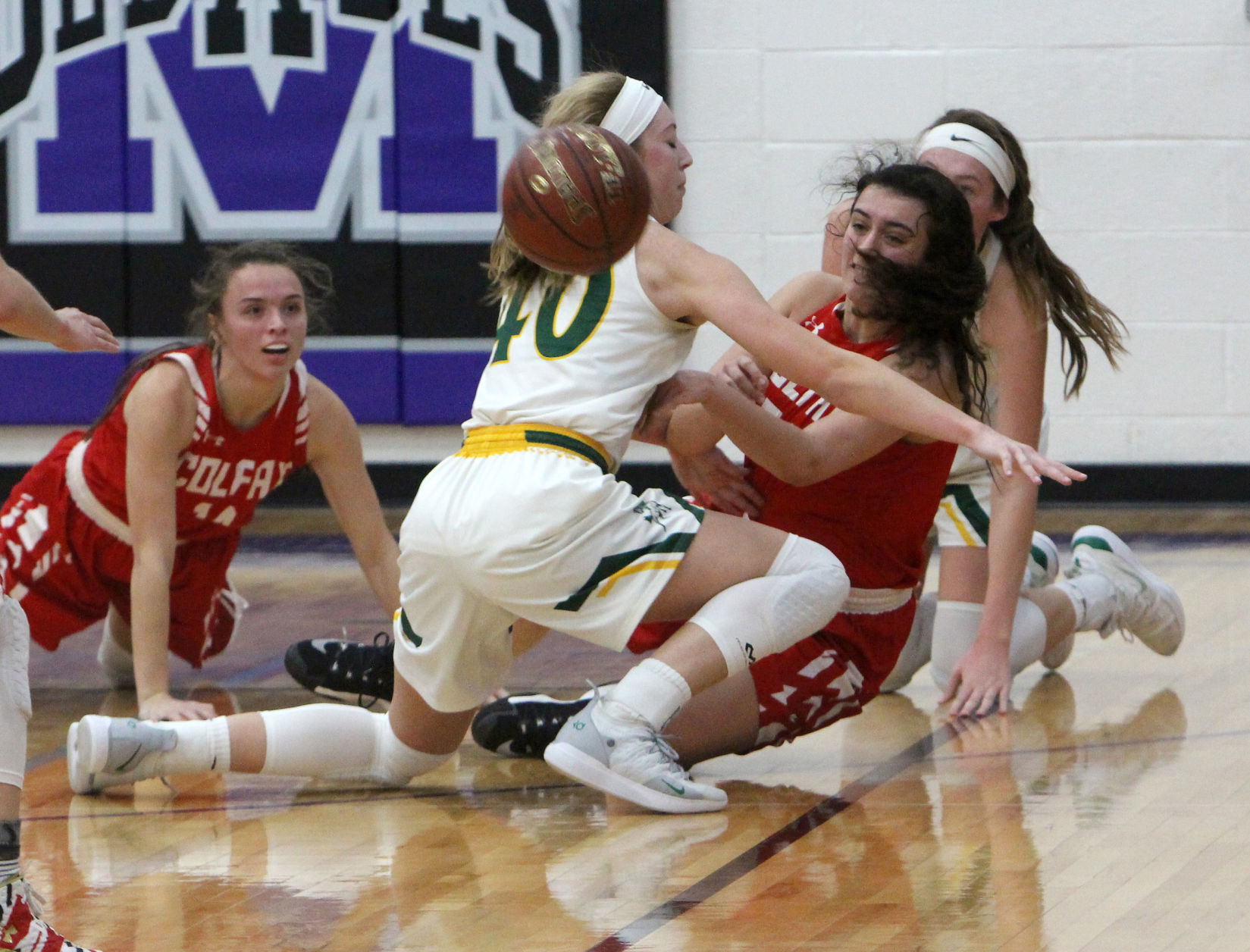 Colfax vs Melrose-Mindoro girls basketball 3-2-19